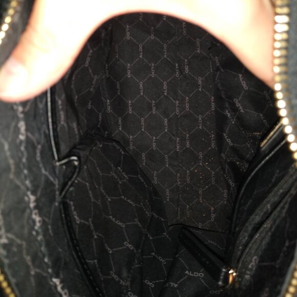 Aldo Black Handle bag Shoulder bag with Lock Decoration - Picture 11 of 16